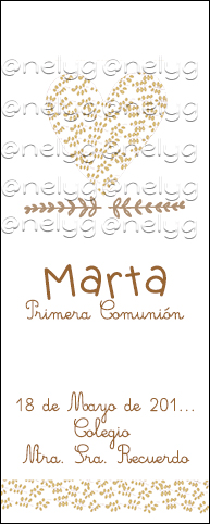 marca pagina comunion